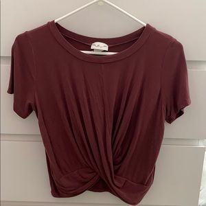 Maroon blouse